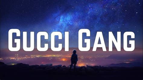 gucci gucci clean|Gucci gang clean lyrics.